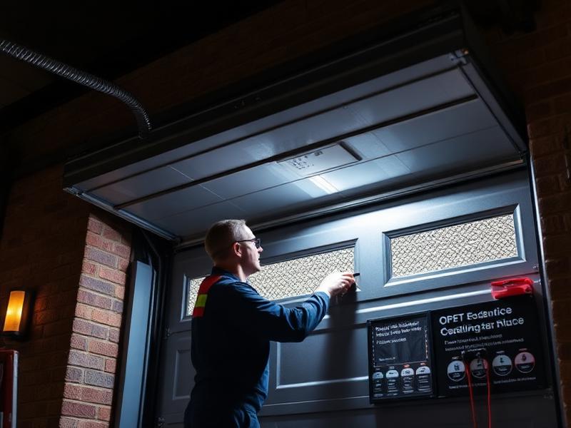 Professional emergency service service by certified garage door technician